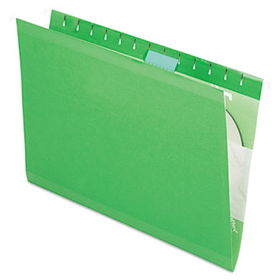 Reinforced Hanging Folders, 1/5 Tab, Legal, Bright Green, 25/Boxpendaflex 