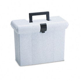 Portafile File Storage Box, Letter, Plastic, 14-7/8 x 6-1/2 x 11-7/8, Granitependaflex 