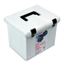 Portafile File Storage Box, Letter, Plastic, 13 7/8 x 14 x 11 1/8, Granitependaflex 