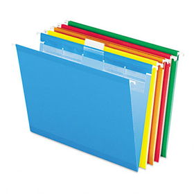 Ready-Tab Lift Tab Reinforced Hanging Folders, 1/5 Tab, Letter, Asst, 25/Boxpendaflex 