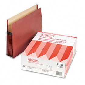 Premium Reinforced 7"" Expansion File Pocket, Straight Cut, Letter, 5/Boxpendaflex 