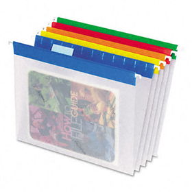 EasyView Poly Hanging File Folders, Letter, Assorted Colors, 25/Boxpendaflex 