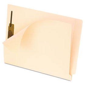 Anti Mold and Mildew End Tab File Folders, One Fastener, Letter, Manila, 50/Box