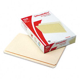 Essentials File Folders, Straight Cut, Top Tab, Legal, Manila, 100/Box