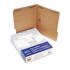 Kraft Fastener Folders, 2 Fasteners, 1/3 Cut Tabs, Letter, 50/Boxpendaflex 