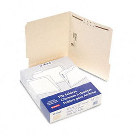 Fastener Folders, 1 Fastener, 1/3 Cut Tabs, Letter, Manila, 50/Boxpendaflex 