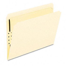 Fastener Folders, 1 Fastener, Straight Tab, Letter, Manila, 50/Box