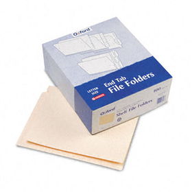 Pendaflex H111D - End Tab Folders, Straight Cut, Two Ply, Nine Inch Front, Letter, Manila, 100/Boxpendaflex 