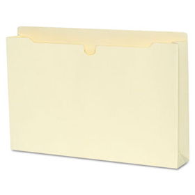 File Jackets with 1 1/2 Inch Expansion, Legal, 11 Point Manila, 50/Boxpaper 