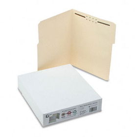 S J Paper S11531 - Water/Cut-Resistant Folder, One Fastener, 1/3 Top Tab, Letter, Manila, 50/Box