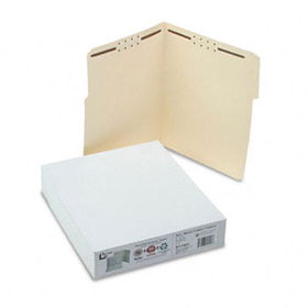 S J Paper S11541 - Water/Cut-Resistant Folder, Two Fasteners, 1/3 Top Tab, Letter, Manila, 50/Boxpaper 
