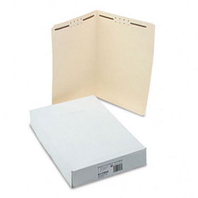 S J Paper S11560 - Water/Cut-Resistant Folder, Two Fasteners, Straight Tab, Legal, Manila, 50/Boxpaper 