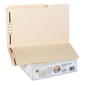 S J Paper S11581 - Antimicrobial Archival Folder, Two Fasteners, 1/3 Top Tab, Legal, Manila, 50/Boxpaper 