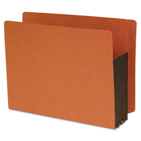 S J Paper S11610 - 3-1/2 Inch Expansion File Pockets, Straight Cut, Redrope, Letter, Red, 10/Boxpaper 