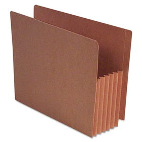 S J Paper S11620 - 5-1/4 Inch Expansion File Pockets, Straight Cut, Redrope, Letter, Red, 10/Box