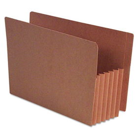 S J Paper S11720 - 5-1/4 Inch Expansion File Pockets, Straight Cut, Redrope, Legal, Red, 10/Boxpaper 
