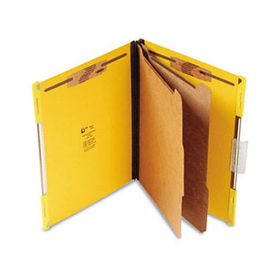 S J Paper S12002 - Pressboard Hanging Classification Folder, Letter, Bright Yellow