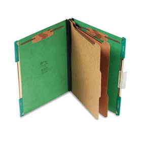S J Paper S12004 - Pressboard Hanging Classification Folder, Letter, Emerald Green