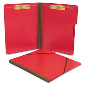 S J Paper S57000 - Pressboard Folios with Two Fasteners/Closure, Letter, Executive Red, 15/Boxpaper 