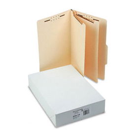 S J Paper S59710 - Manila Economy Classification Folders, Legal, Six-Section, 25/Boxpaper 