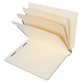 S J Paper S59760 - Manila End Tab Classification Folders, Letter, Six-Section, 15/Box