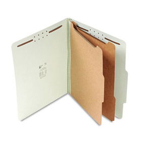 S J Paper S60904 - 2-1/4 Expansion Classification Folder, Letter, Six-Section, Pale Green, 15/Boxpaper 