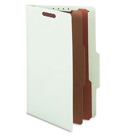 S J Paper S61904 - Expanding Classification Folder, Legal, Six-Section, Pale Green, 15/Box