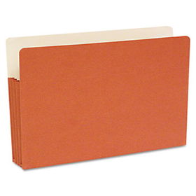 S J Paper S72111 - 5 1/4 Inch Expansion File Pockets, Straight Cut, Manila/Redrope, Legal, 25/Boxpaper 