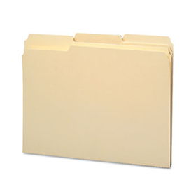 WaterShed File Folders, 1/3 Cut Top Tab, Letter, Manila, 100/Boxsmead 