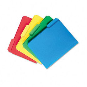 Waterproof Poly File Folders, 1/3 Cut Top Tab, Letter, Assorted, 24/Boxsmead 