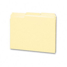 File Folders, 1/3 Cut, Double-Ply Top Tabs, Letter, Manila, 12/Packsmead 