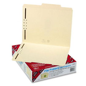 Folder, Two Fasteners, 2/5 Cut Right Center, Top Tab, Letter, Manila, 50/Box