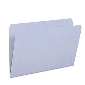 File Folders, Straight Cut, Reinforced Top Tab, Legal, Gray, 100/Box