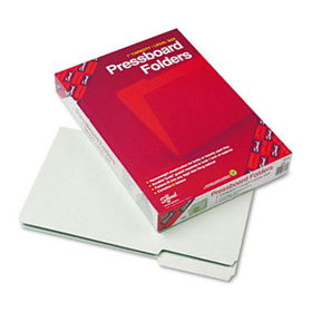 Recycled Folders, One Inch Expansion, 1/3 Top Tab, Legal, Gray Green, 25/Boxsmead 