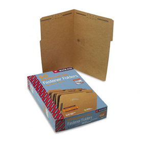 11 Point Kraft Folders, Two Fasteners, 1/3 Cut Top Tab, Legal, Brown, 50/Boxsmead 