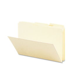 Recycled Card Size File Folders, 1/3 Cut Top Tab, 9 x 6, Manila, 100/Boxsmead 