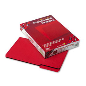 Recycled Folder, One Inch Expansion, 1/3 Top Tab, Legal, Bright Red, 25/Boxsmead 