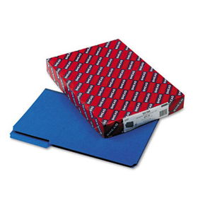 Recycled Folders, One Inch Expansion, 1/3 Top Tab, Legal, Dark Blue, 25/Boxsmead 