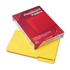 Recycled Folder, One Inch Expansion, 1/3 Cut Top Tab, Legal, Yellow, 25/Boxsmead 