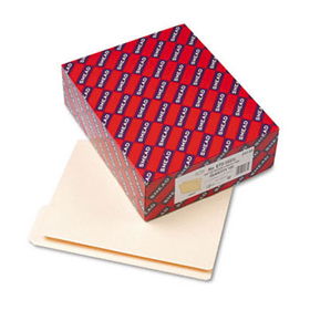 Folders, 1/3 Cut Top, Reinforced End Tab, Letter, Manila, 100/Box
