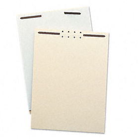 Recycled Letter Size Manila File Backs w/Prong Fasteners, 2"" Capacity, 100/Box
