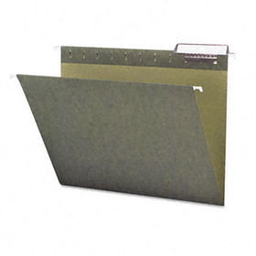 Hanging Folders, 1/3 Tab, 11 Point Stock, Letter, Green, 25/Boxsmead 
