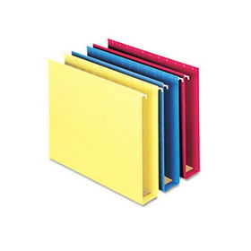 Two Inch Capacity Box Bottom Hanging Folders, Letter, Assorted, 25/Boxsmead 