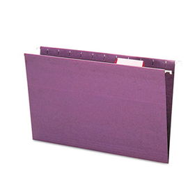 Smead 65063 - Recycled Hanging File Folders, 1/5 Tab, 11 Point Stock, Legal, Purple, 25/Box