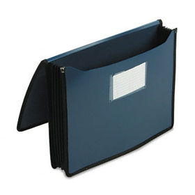 Premium 5 1/4 Inch Accordion Expansion Wallets, Poly, Letter, Navy Bluesmead 