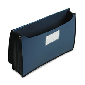 Premium 5 1/4 Inch Accordion Expansion Wallets, Poly, Legal, Navy Bluesmead 