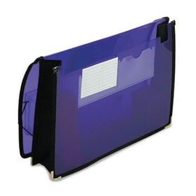 2 1/4 Inch Accordion Expansion Wallet, Poly, Letter, Translucent Purplesmead 