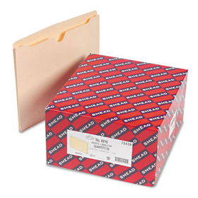 File Jackets with One Inch Accordion Expansion, Letter, 11 Point Manila, 50/Box