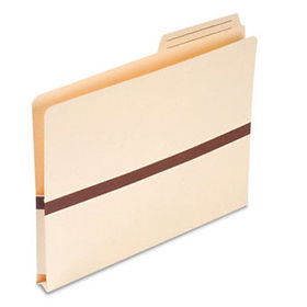 One Inch Accordion Expansion File Pocket, 2/5 Tab, Letter, Manila