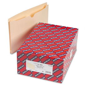 File Jackets with Two Inch Accordion Expansion, Legal, 11 Point Manila, 50/Box